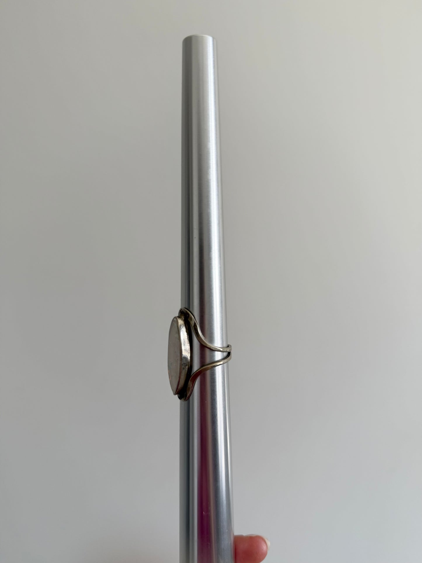 Vintage 925 sterling silver gem ring