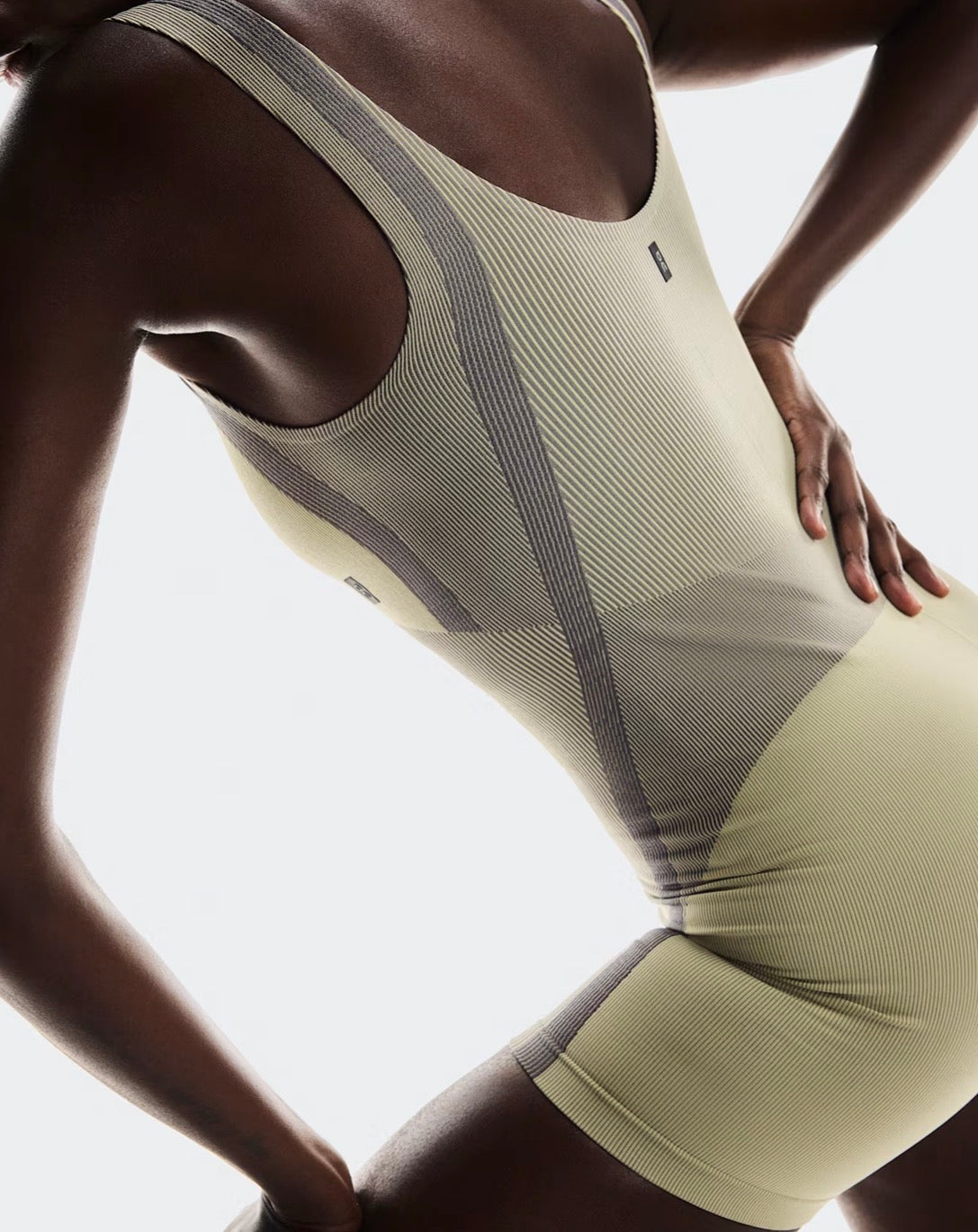ON studio knit short bodysuit