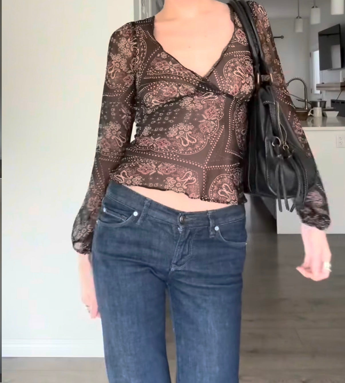 Betsey Johnson 100% silk blouse